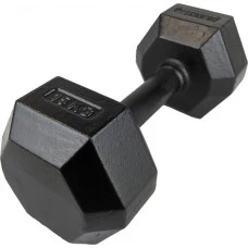 Гантель Kawmet Hexagonal чугун 15 кг