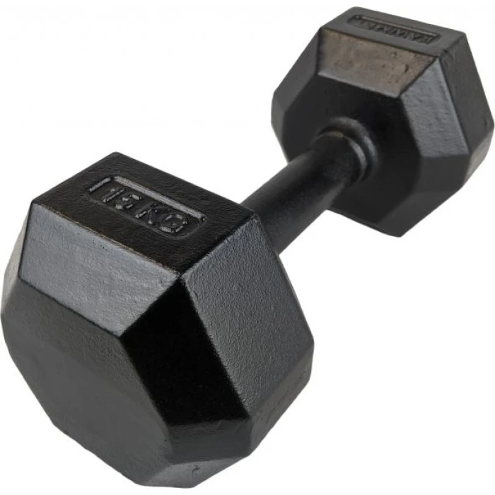 Гантель Kawmet Hexagonal чугун 15 кг