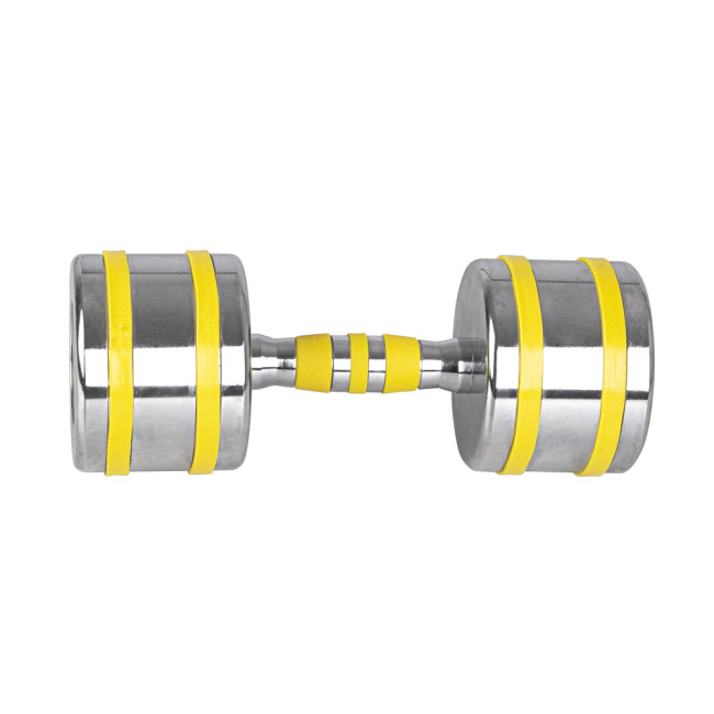 Гантель хромированный inSPORTline Yellsteel 14 кг