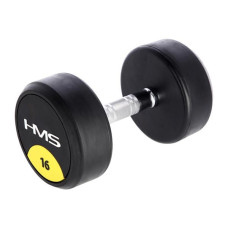 Гантель прогумована HMS HG PRO, 16 кг