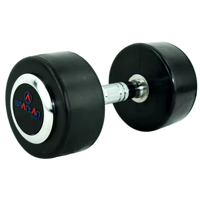 Гантель прорезиненный 25 кг SPARTAN