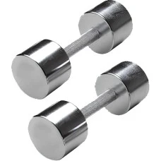 Хромовані гантелі Spartan 2 x 2 кг