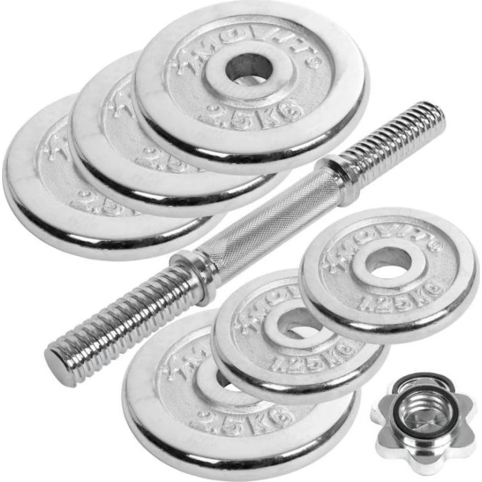 Гантель Movit хромированный 25 кг