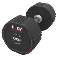 Гантель стальная Body Sculpture TPU BW 133, 12 кг