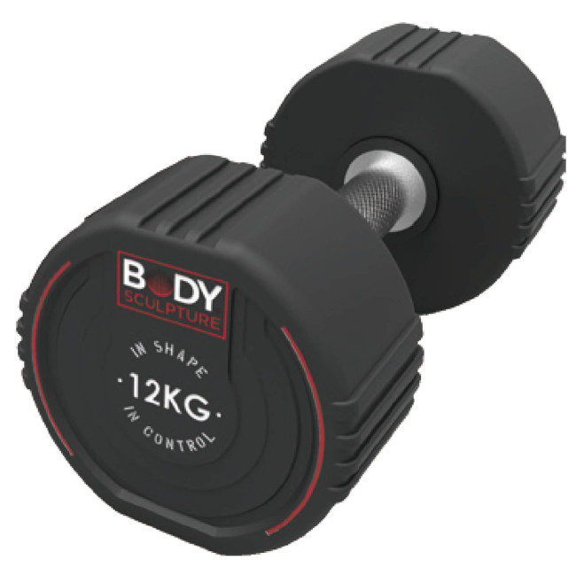 Гантель стальная Body Sculpture TPU BW 133, 12 кг