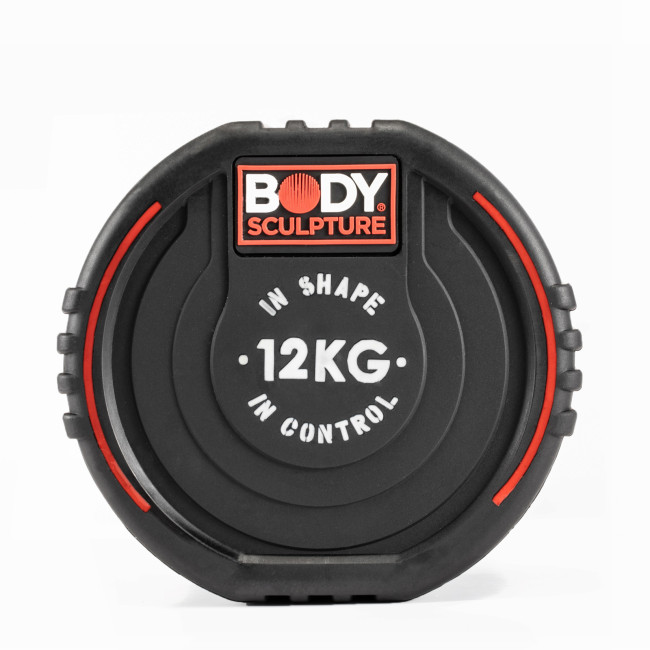 Гантель стальная Body Sculpture TPU BW 133, 12 кг