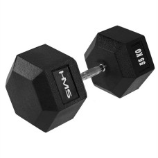 Гантель шестигранный HMS HEX PRO, 55 кг
