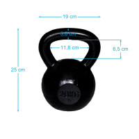 Гиря чугунная SPARTAN Kettle Ball, 20 кг