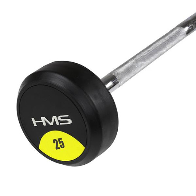 Штанга с резиновым покрытием 25 кг. HMS GSG25
