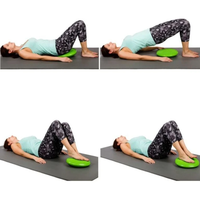 Подушка Movit для упражнений равновесия, 33 см, зеленая