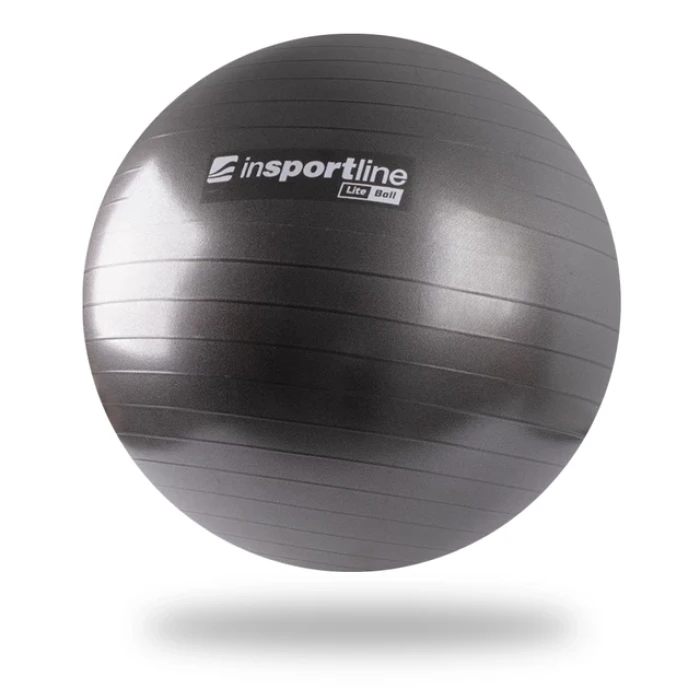 Мяч гимнастичный для занятий фитнесом inSPORTline Lite Ball 55 см - Черный