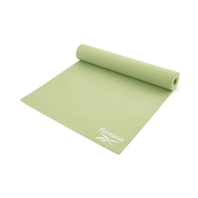 Коврик для йоги 4 мм REEBOK RAYG-11030GN-11022GN оливковый