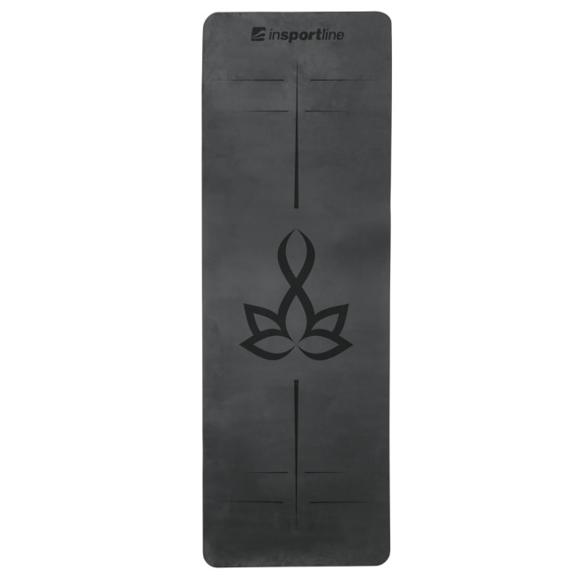 Коврик для йоги inSPORTline Padvana 183x61x0,4 см черный