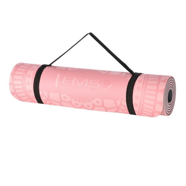 Килимок для йоги YM10 TPE LIGHT PINK HMS