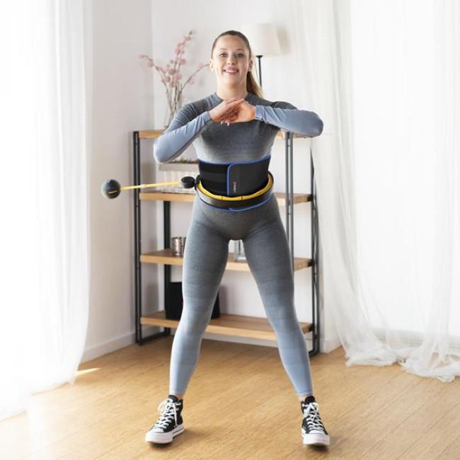 НАБОР ХУЛА-ХУП МАГНИТНЫЙ ЧЕРНЫЙ/ЖЕЛТЫЙ HHM21 ИЗ ГАРЯ + СЧЕТЧИК HMS + ПОЯС ДЛЯ ПОХУДЕНИЯ BR1313