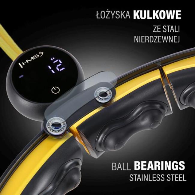 НАБОР ХУЛА-ХУП МАГНИТНЫЙ ЧЕРНЫЙ/ЖЕЛТЫЙ HHM21 ИЗ ГАРЯ + СЧЕТЧИК HMS + ПОЯС ДЛЯ ПОХУДЕНИЯ BR1313