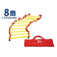 Координационная лестница с фиксатором ступенек 8 метров (16 ступеней)