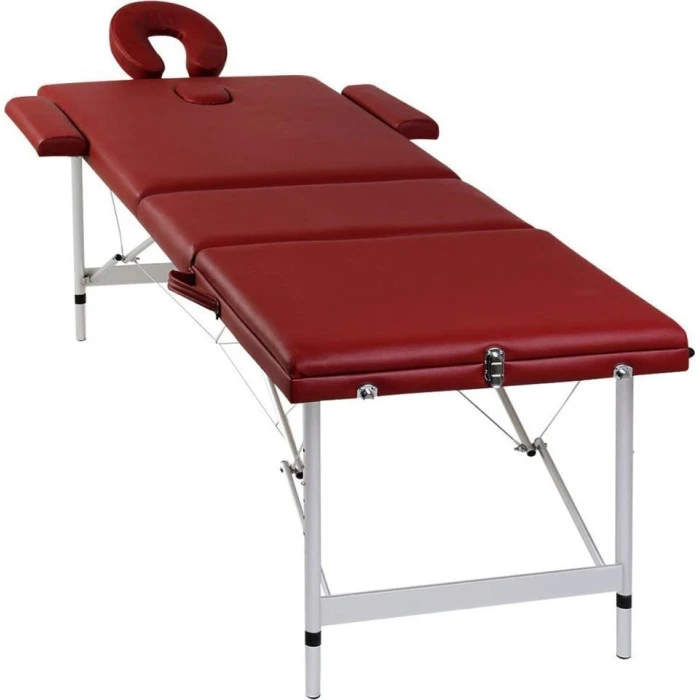 Массажный стол 3 зоны с алюминиевой рамой.