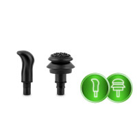 Массажный многофункциональный пистолет 8 насадок NS-500 Neo-Sport розовый