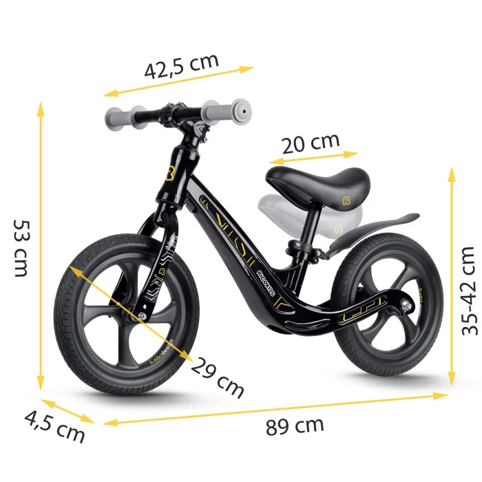 Біговел Ricokids FUNNU чорний