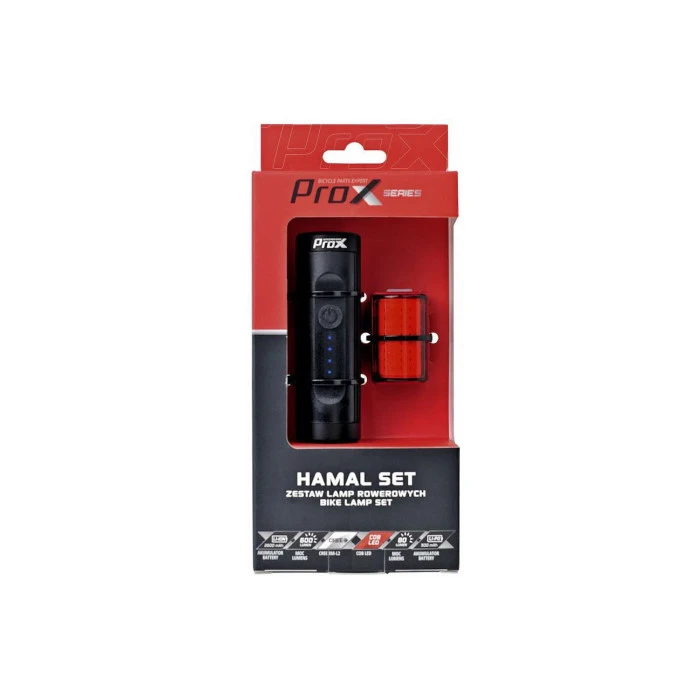Ліхтар PROX HAMAL SET 600Lm + ZETA S 80Lm USB,
