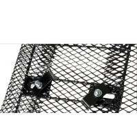 Корзина для багажника сетчатая БП-7, разрез, черная /прикрученная/