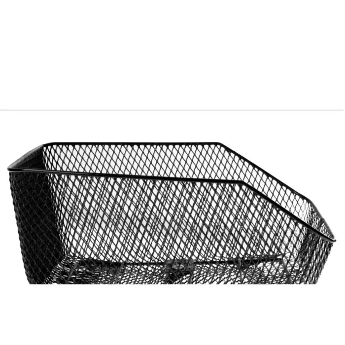 Корзина для багажника сетчатая БП-7, разрез, черная /прикрученная/