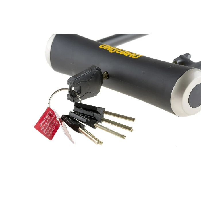 Велозамок ONGUARD PitBull DT 8005 U-LOCK - 14мм 115мм 230мм - 5 x ключ з кодом + шнур 10мм 120см