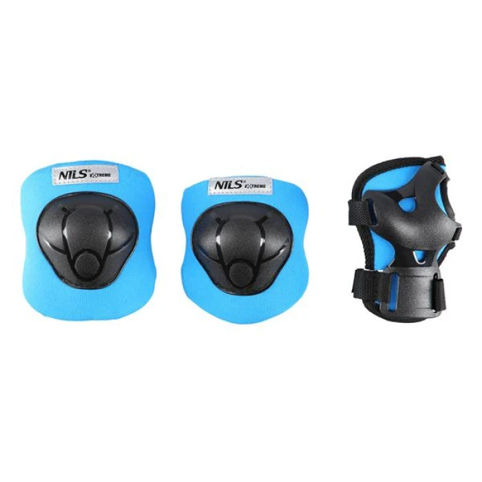 Шолом з протекторами, синій XS NILS EXTREME MTW01+H210