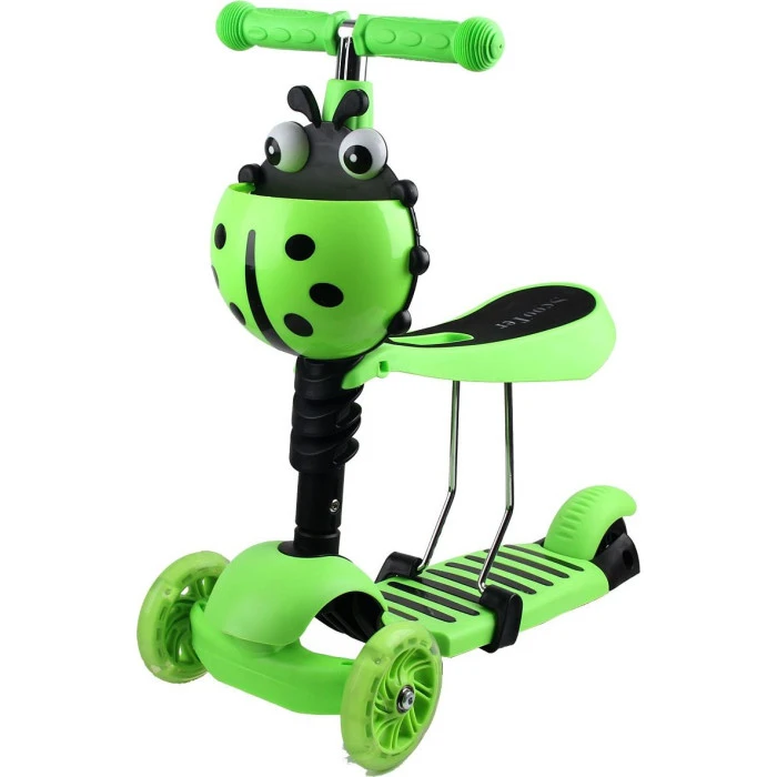 Самокат Enero Biedronka зеленый (1017648)