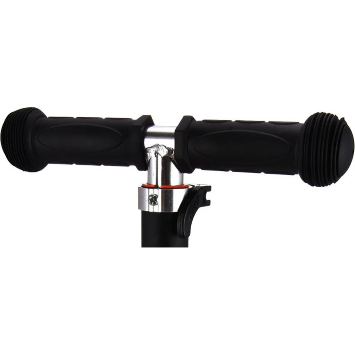 Самокат детский трехколесный Enero Maxi Flowers черно-белый