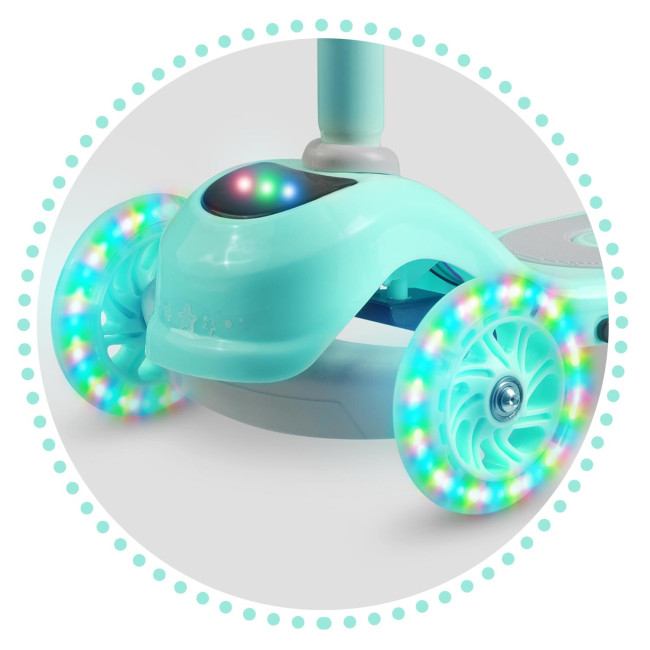 Самокат детский трехколесный Ricokids Piko мятный