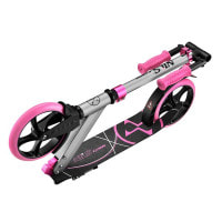 Самокат складной Nils Extreme HM127 серо-розовый