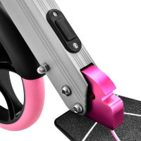 Самокат складной Nils Extreme HM127 серо-розовый
