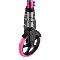 Самокат складной Nils Extreme HM127 серо-розовый