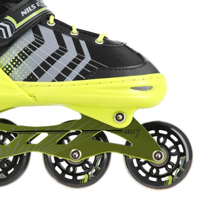 Роликові ковзани 4в1 NILS EXTREME NH18192 розмір S 29-33, чорно-жовті