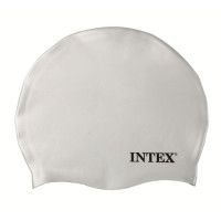 Шапочка для плавания белая от 8 лет Intex 55991-white