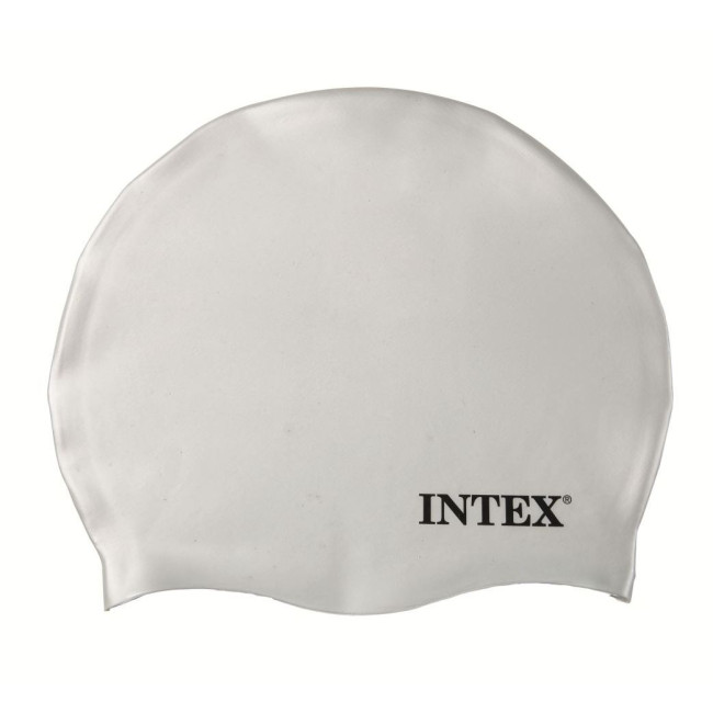 Шапочка для плавання біла від 8 років Intex 55991-white