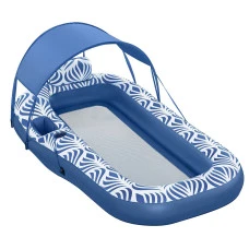 Матрац надувний з навісом Bestway 43732, 198 х 112 см