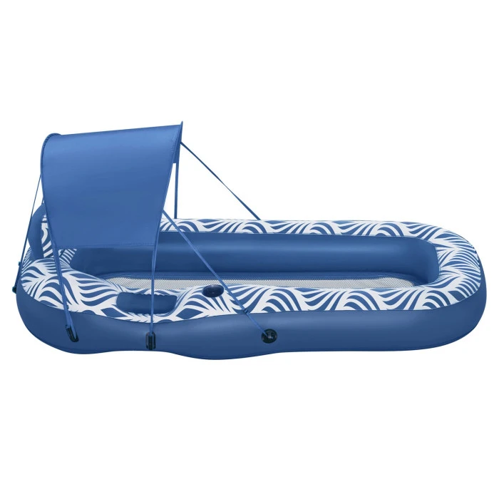 Матрас надувной с навесом Bestway 43732, 198 х 112 см