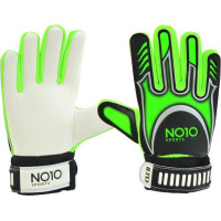 Рукавички воротарські NO10 Club 56094 р.7, чорно-зелені