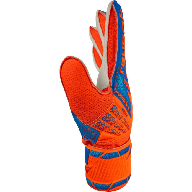 Рукавички воротарські Reusch Attrakt Solid Junior 5572515 2290 р.8, помаранчево-сині