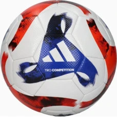 М'яч футбольний Adidas Tiro Competition Ball HT2426 розмір 5, біло-червоний