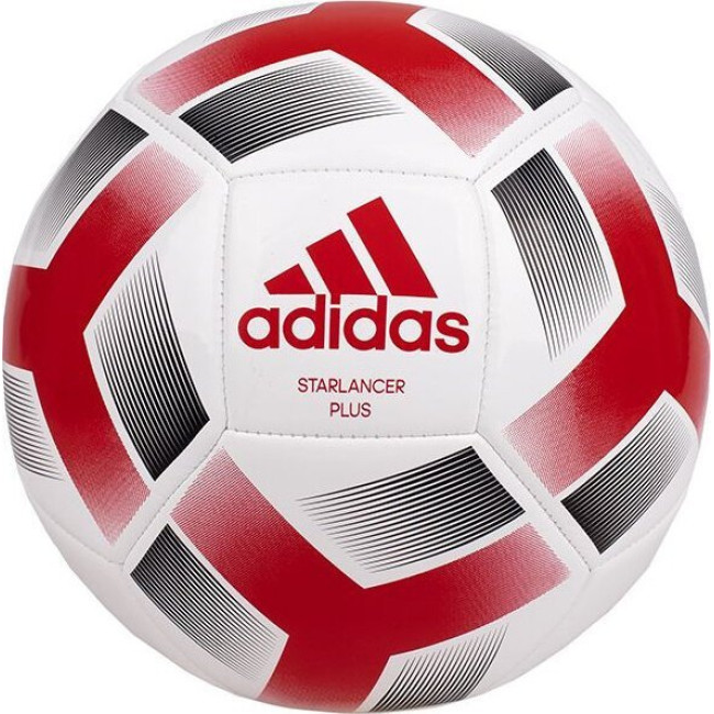 Футбольный мяч Adidas Starlancer Plus IA0969 размер 5, бело-красный