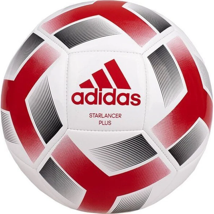 Футбольный мяч Adidas Starlancer Plus IA0969 размер 5, бело-красный