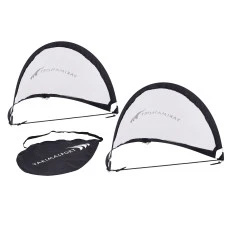 Ворота футбольные Yakimasport POP-UP 120 х 80 см, черно-белые