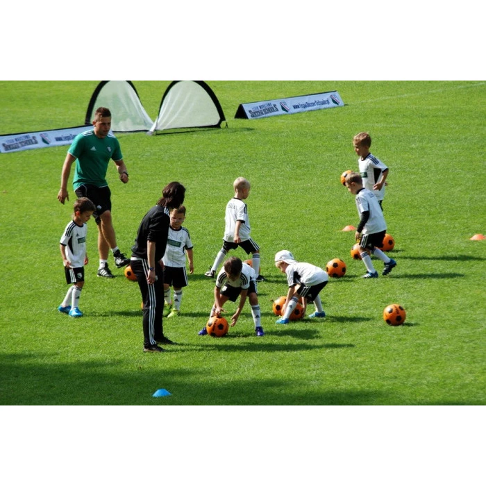 Ворота футбольные Yakimasport POP-UP 120 х 80 см, черно-белые