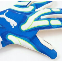 Перчатки вратарские Puma Ultra Ultimate Hybrid Sun 41858 02 р.10,5, голубовато-белые