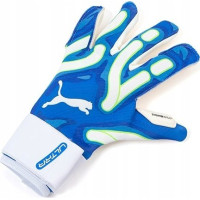 Перчатки вратарские Puma Ultra Ultimate Hybrid Sun 41858 02 р.10,5, голубовато-белые