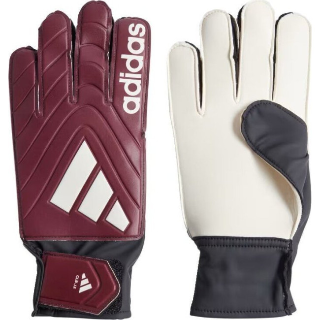 Рукавички воротарські Adidas Copa Club IQ4017 р. 9,5, бордово-білі